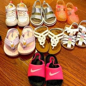 Toddler Girl size 7 sandal lot!!